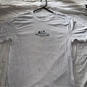 NWOT Men's Large Colombia Mamasita Medallo Restaurant White Graphic T-Shirt